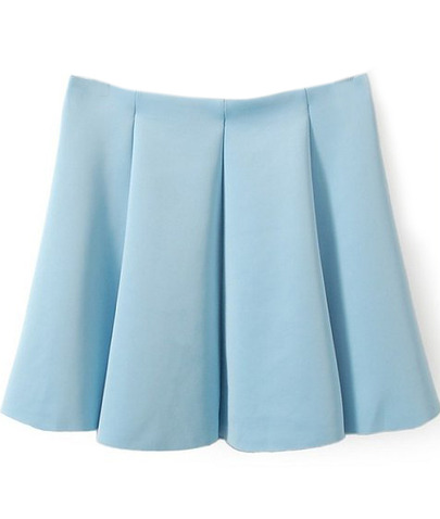 Falda Azul pastel - Petit and Sweet Couture Closet